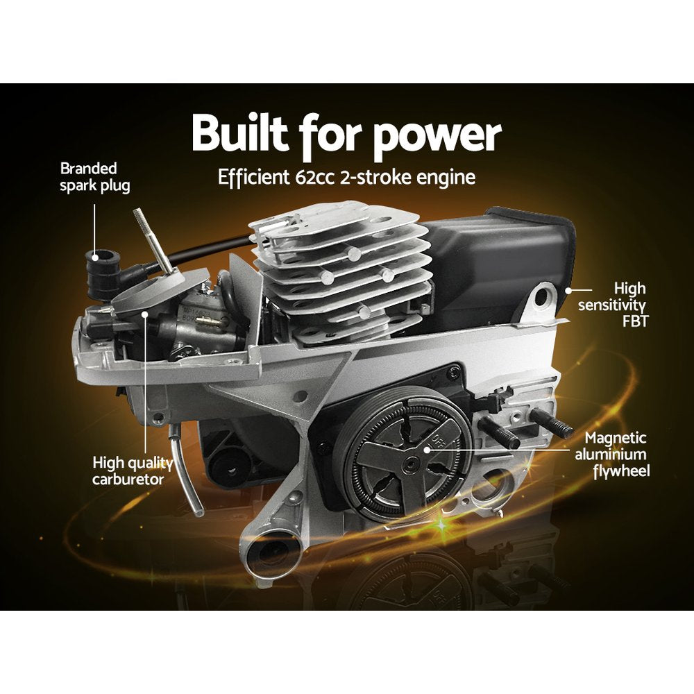 62CC Pole Circular Saw Petrol Brush Cutter Whipper Snipper 7-in-1