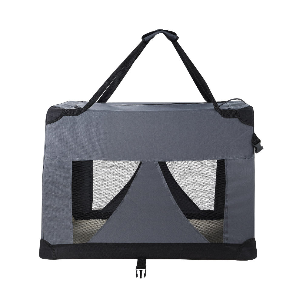 Pet Carrier Soft Crate Dog Cat Travel 60x42CM Portable Foldable Car M