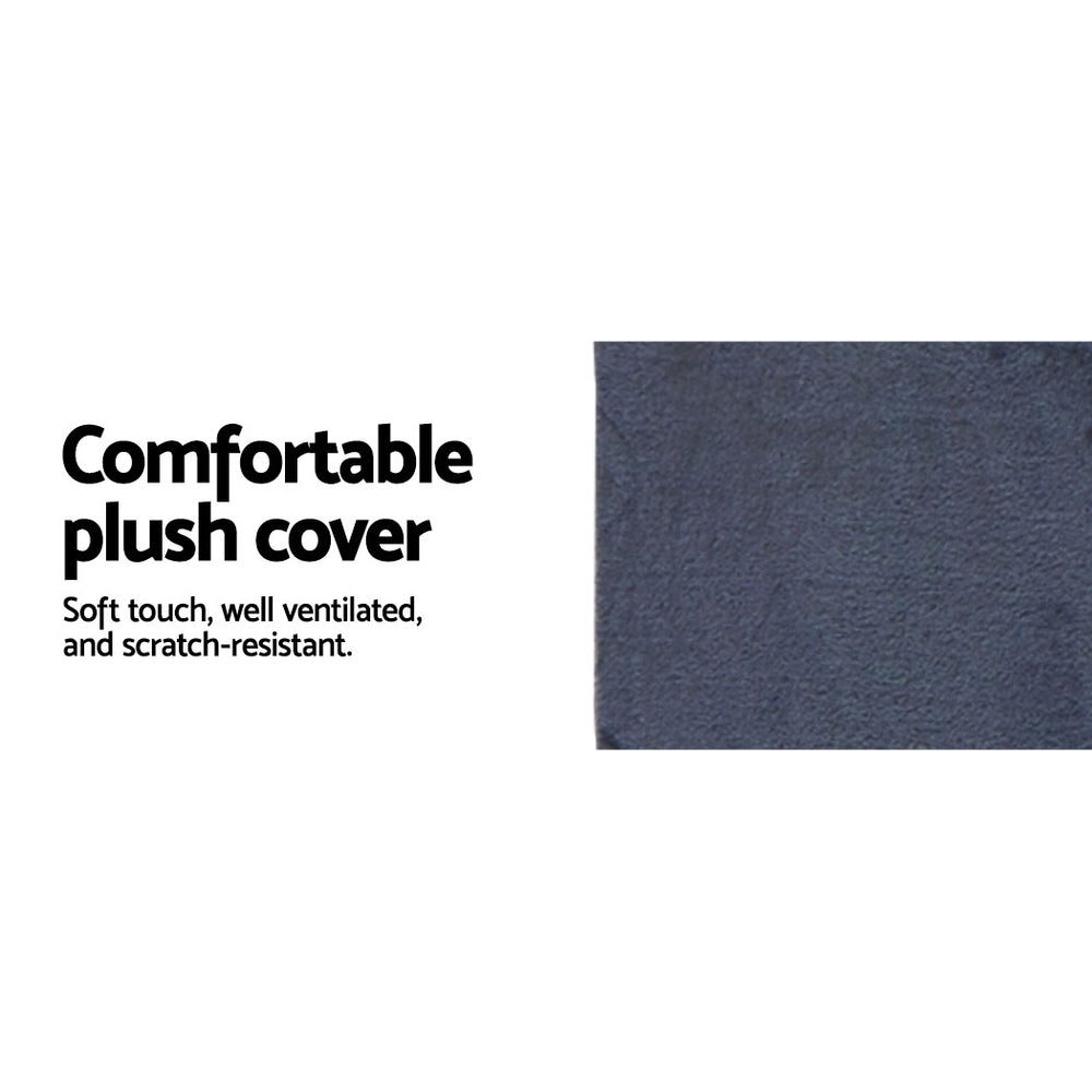 Cat Tree 134cm Tower Scratching Post Scratcher Wood Condo House Bed Grey