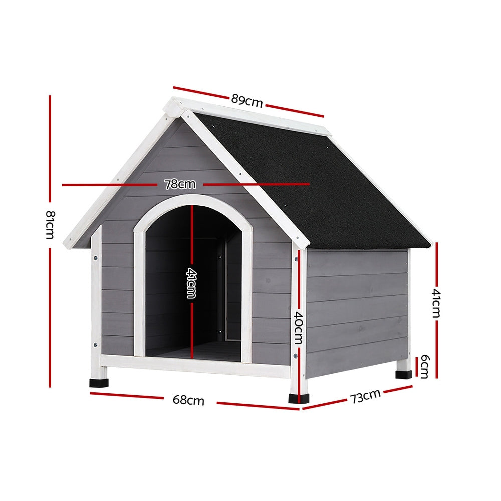 Dog Kennel Wooden Large Outdoor House Indoor Puppy Pet Cabin Weatherproof