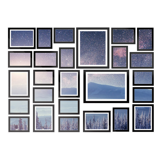 Photo Frames Art Holder 26PCS 8x10inch 5x7inch 4x6inch 3.5x5inch Black
