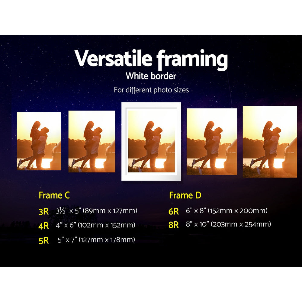 Photo Frames Art Holder 26PCS 8x10inch 5x7inch 4x6inch 3.5x5inch White