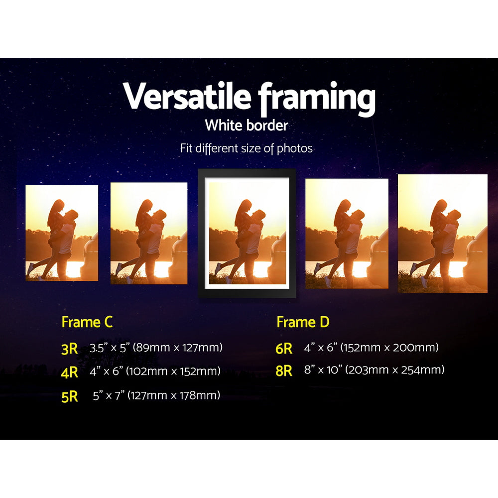 Photo Frames Art Holder 30PCS 8x10inch 5x7inch 4x6inch 3.5x5inch Black