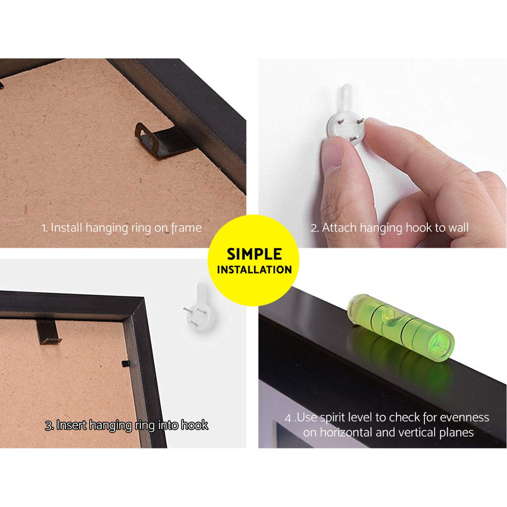 Photo Frames Art Holder 30PCS 8x10inch 5x7inch 4x6inch 3.5x5inch Black