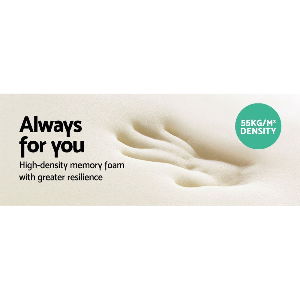 Giselle Memory Foam Pillow Neck Cervical Butterfly Ergonomic Support White