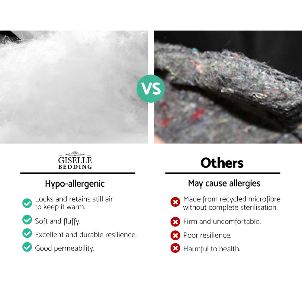 4 Pack Bed Pillow Family Hotel 48X73CM