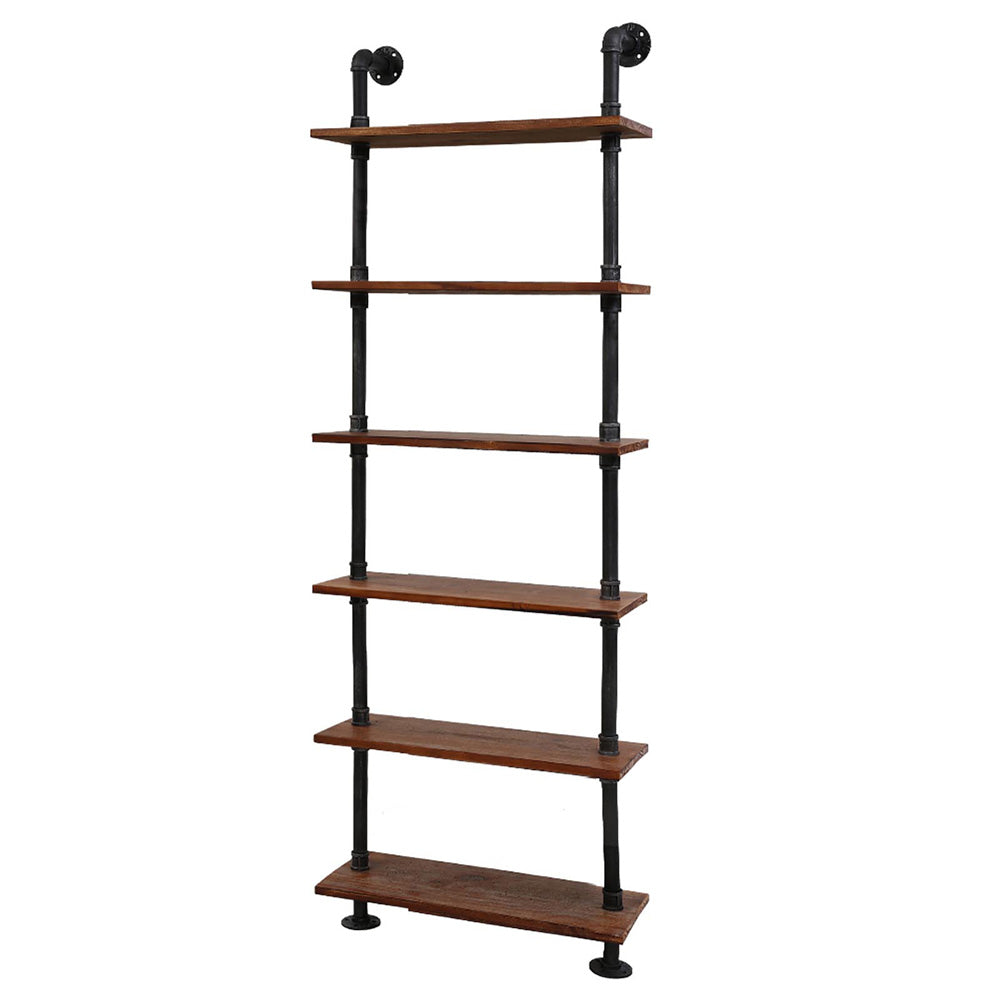 Floating DIY Pipe Shelf 6 Tiers - IDA