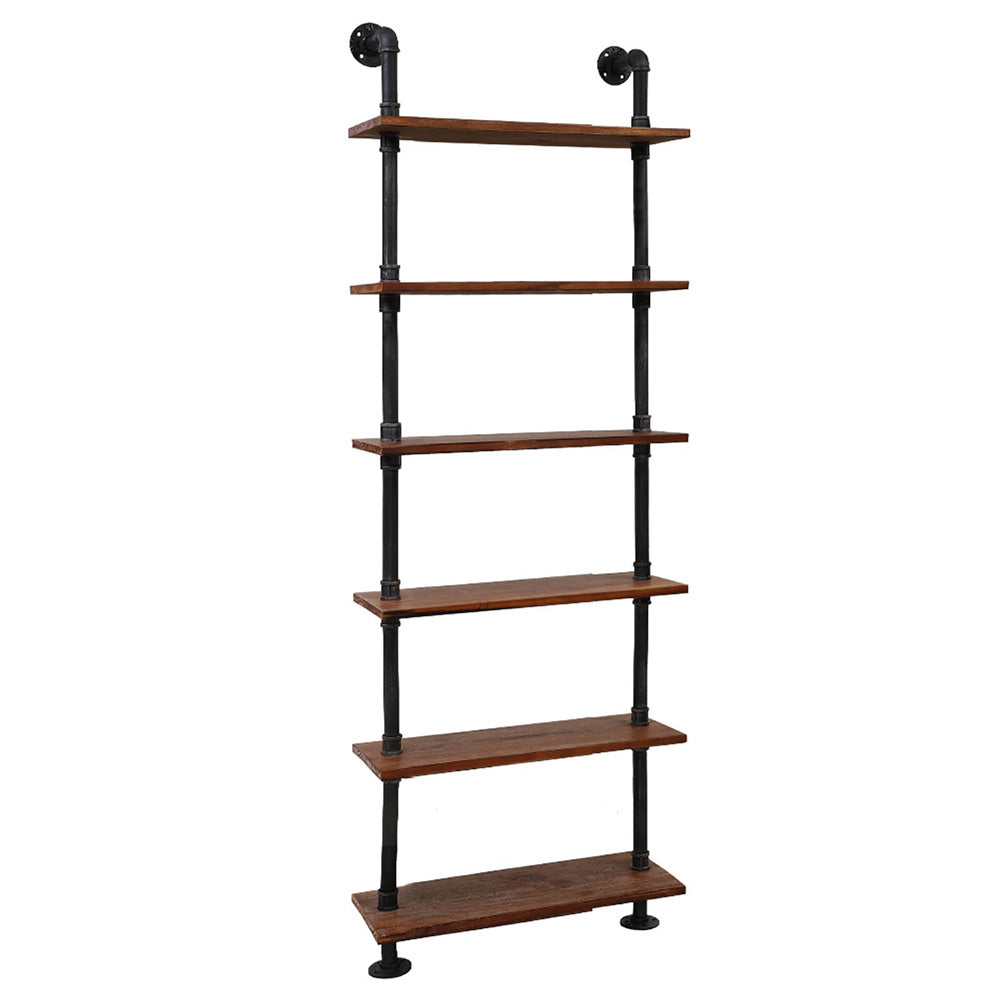 Floating DIY Pipe Shelf 6 Tiers - IDA