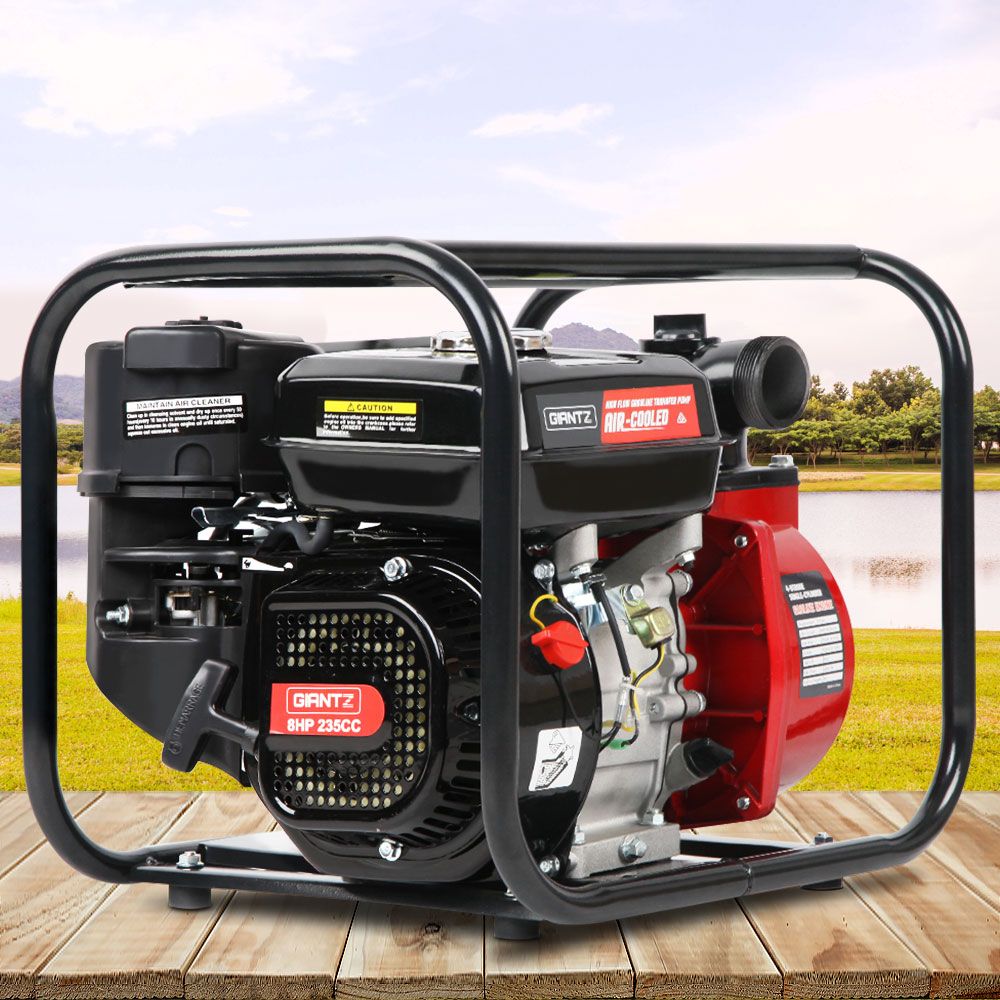 Petrol Water Pump 2 Transfer High Flow Fire Fighting Irrigation
