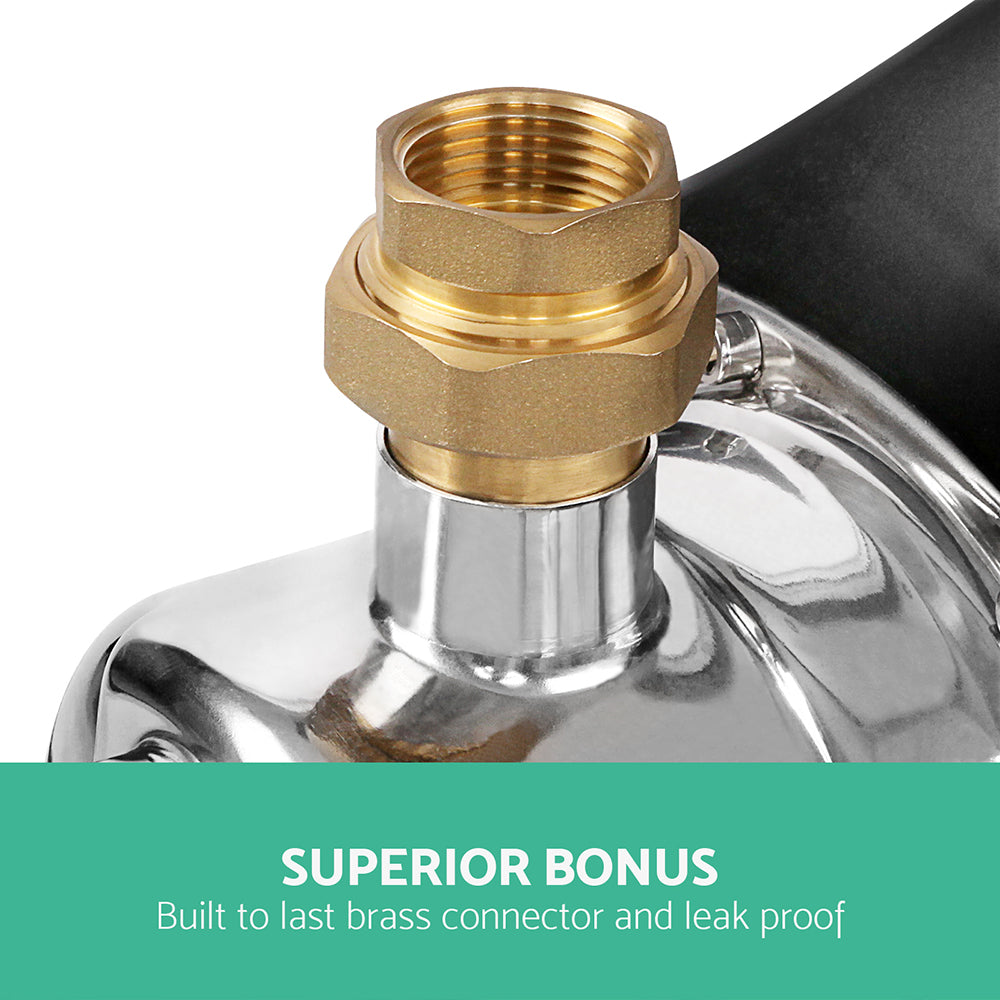 Garden Water Pump High Pressure 1500W Tank Rain Farm Irrigation House