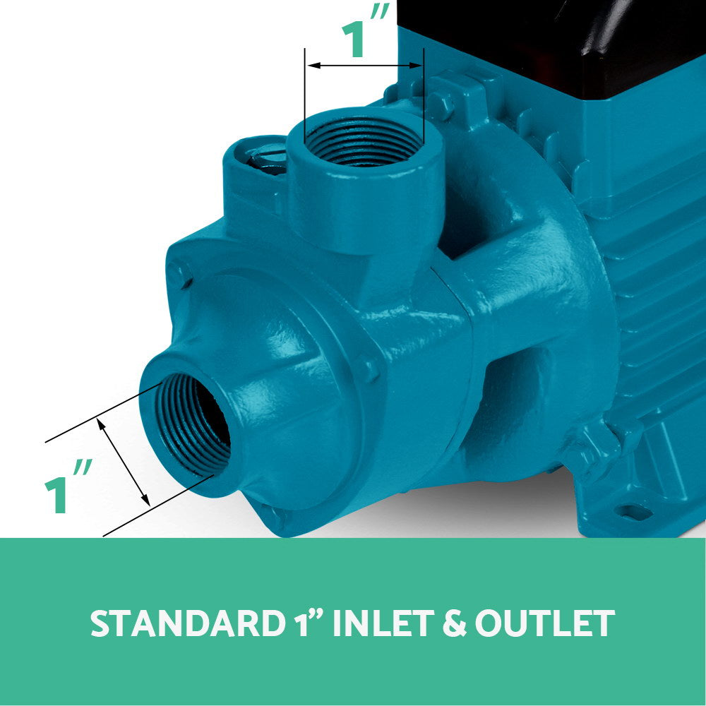 Peripheral Water Pump Garden Boiler Car Wash Auto Irrigation QB80 Yellow