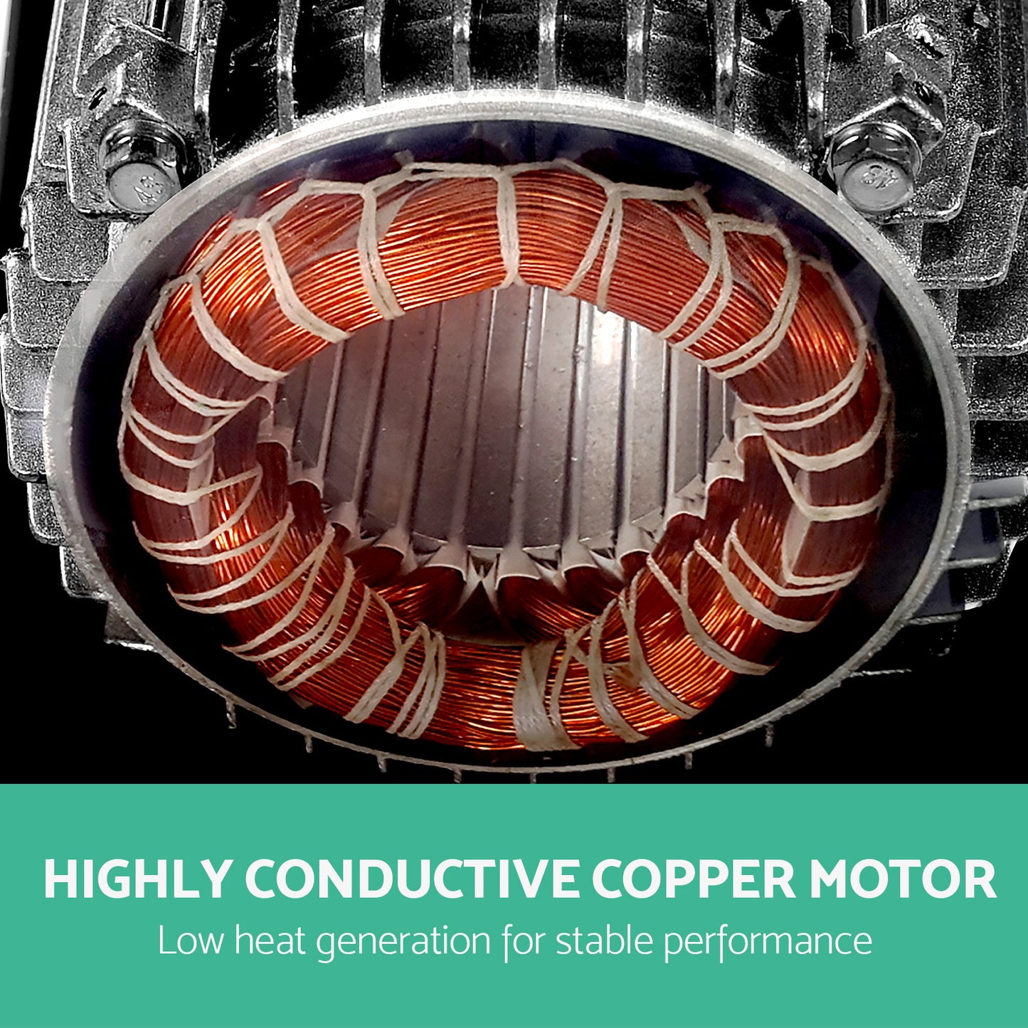 Garden Water Pump High Pressure 2000W 4-Stage Tank Irrigation Black