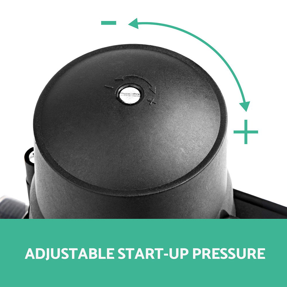 Garden Water Pump High Pressure 2500W 5-Stage Tank Irrigation Black