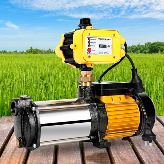 Giantz Garden Water Pump High Pressure 2500W 5-Stage Tank Irrigation Yellow