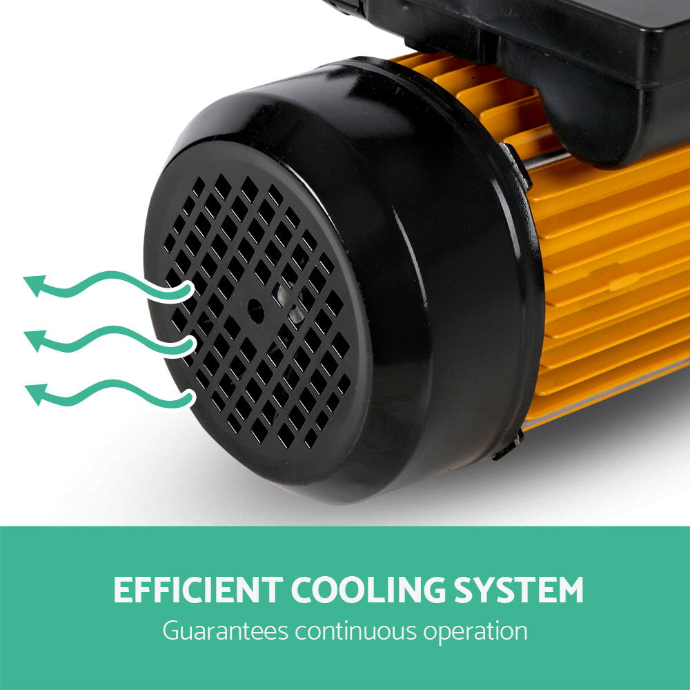 Garden Water Pump High Pressure 2500W 5-Stage Tank Irrigation Yellow