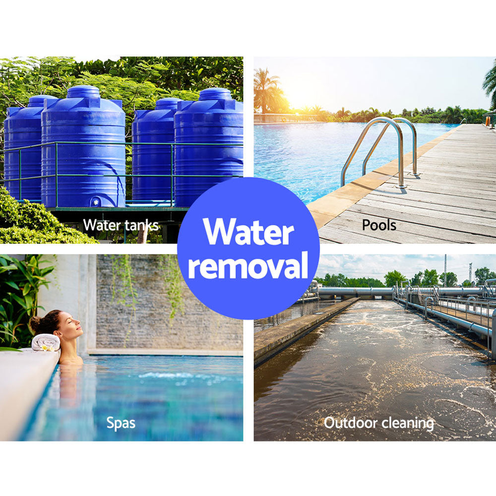 Garden Submersible Pump 550W Dirty Water Bore Tank Well Steel Sewerage