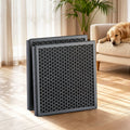 Devanti Air Purifier Filter Replacement H12 HEPA 2 Pack Dual Intake