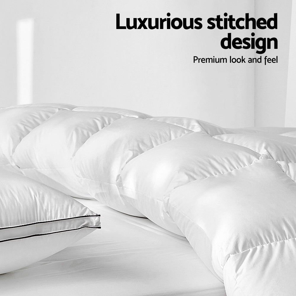 700GSM Duck Down Feather Quilt Super King