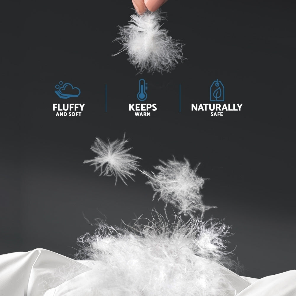 500GSM Duck Down Feather Quilt Queen