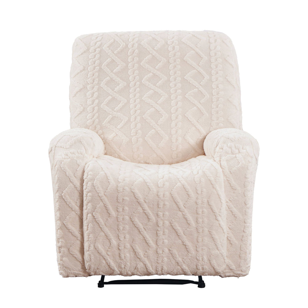 Artiss Recliner Chair Covers with Storage Side Pockets Beige