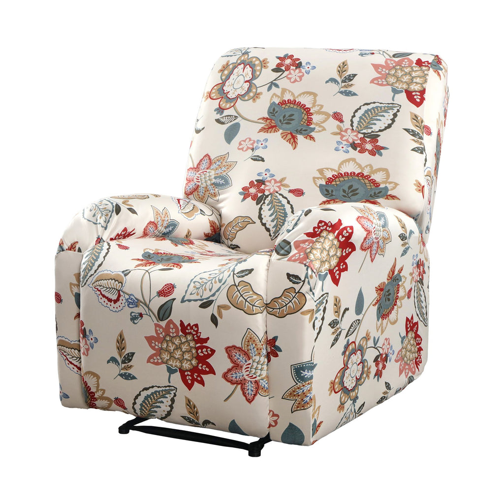 Artiss Stretch Kids Recliner Cover 4-Pieces Recliner Chair Slipcovers Printed Polyester