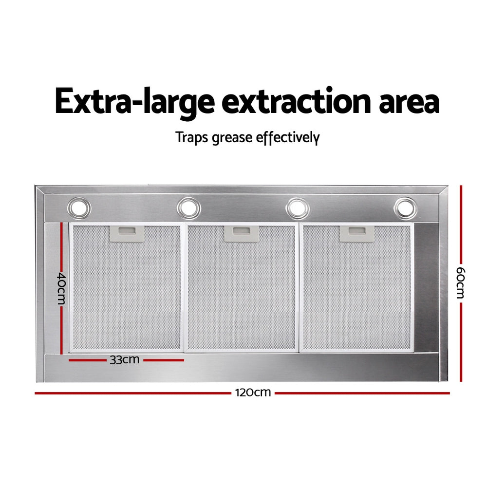 1200mm Range Hood 120cm BBQ Commercial Rangehood