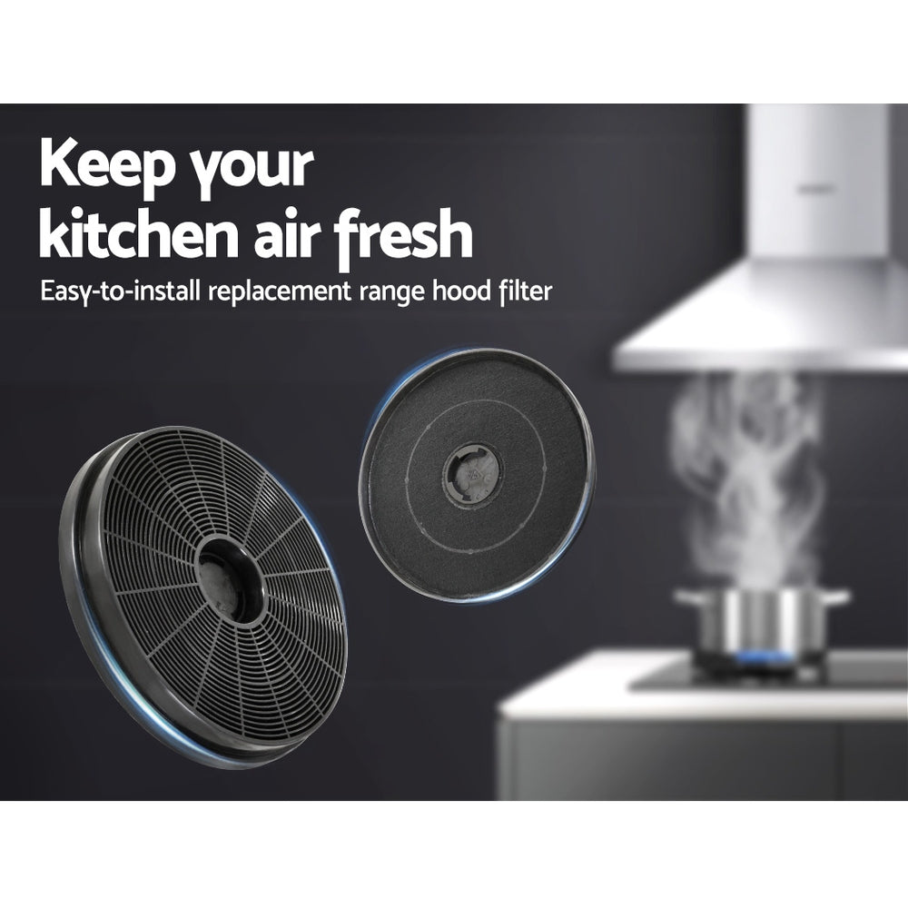 17cm Range Hood Carbon Charcoal Filters Replacement X2