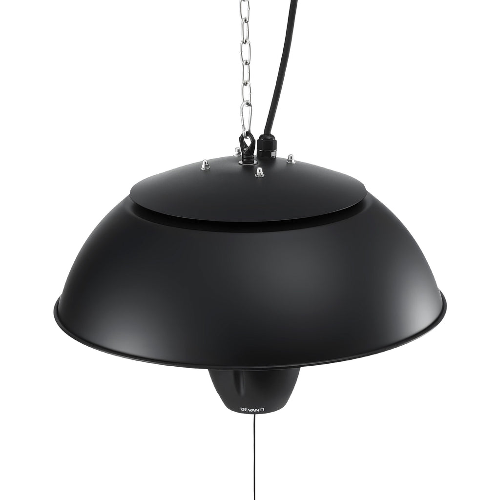 Devanti 1500W Electric Patio Infrared Heater Hanging Heaters Ceiling Mounted Remote