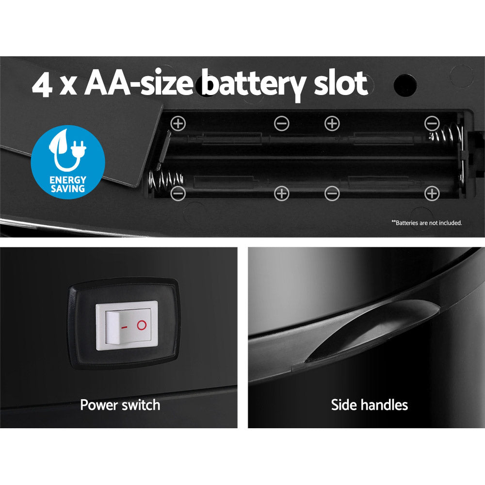 58L Motion Sensor Bin Rubbish Automatic Black