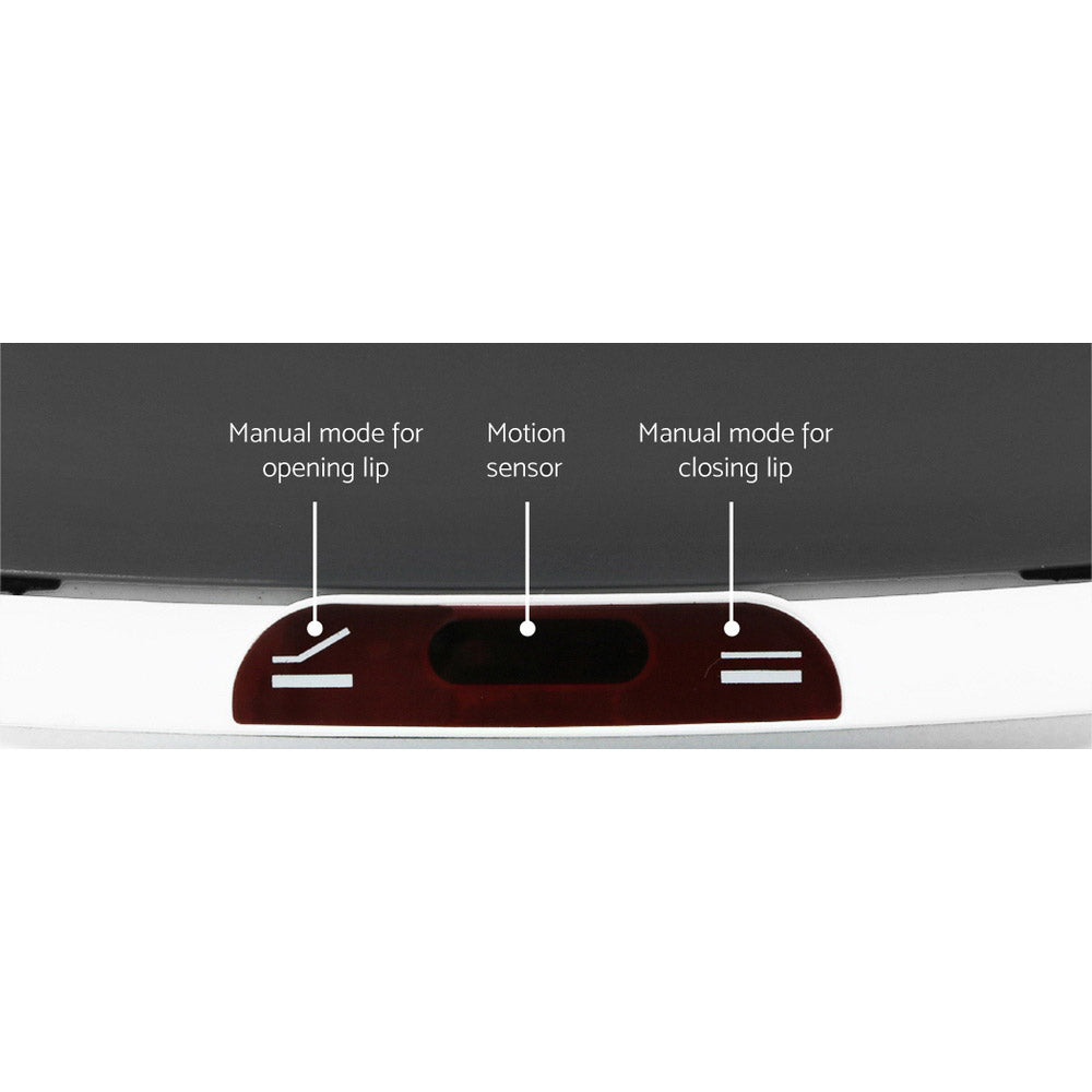 9L Motion Sensor Bin Rubbish Automatic Ash Black