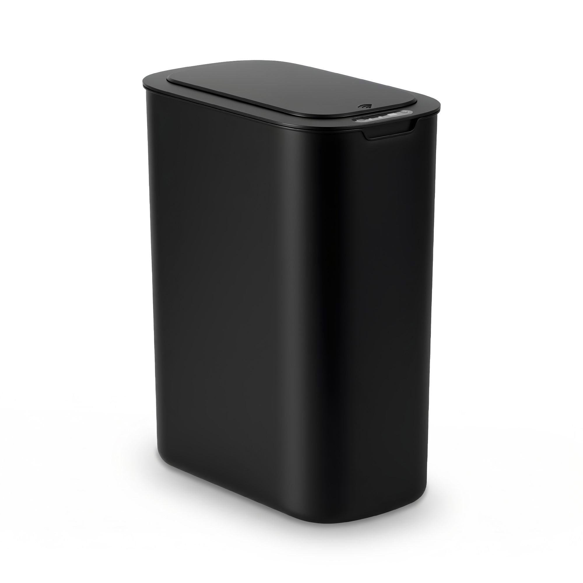 Devanti Automatic Trash Bin with Lid 21L Motion Sensor Kitchen Bin Touchless Garbage Can Modern Black Plastic Slim Rubbish Bin with Liner Holder for Kitchen, Home, Office