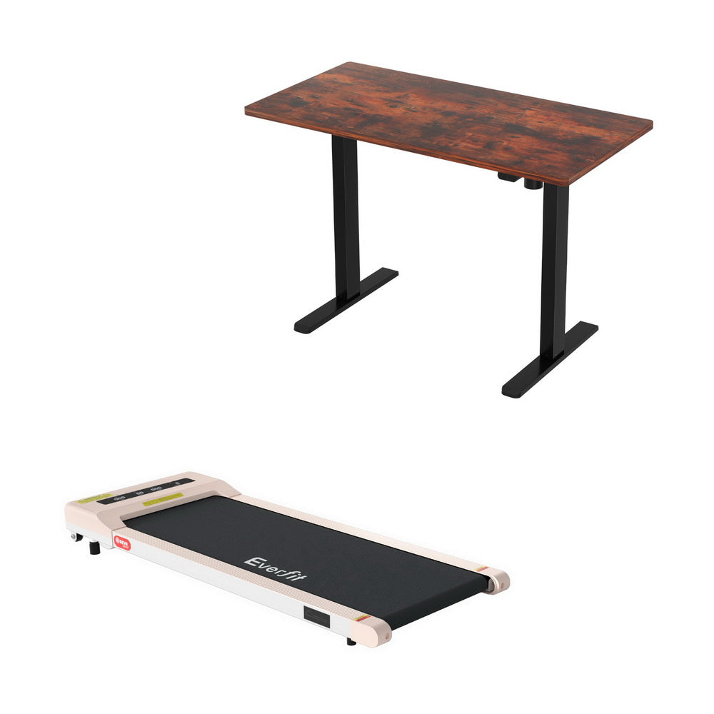 360mm Treadmill Electric Walking Pad with 140cm Automatic Standing Desk