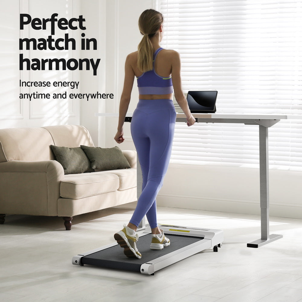 360mm Treadmill Electric Walking Pad with140cm Automatic Standing Desk