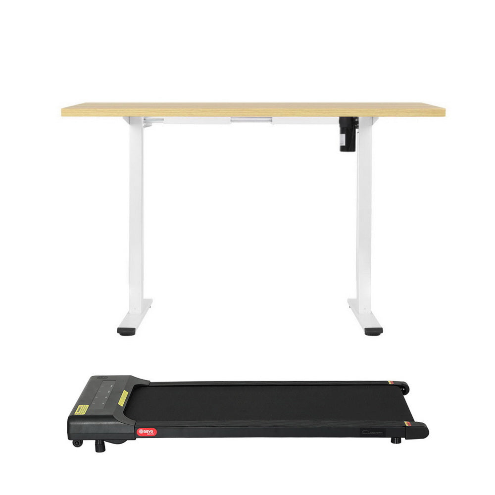 Electric Treadmill with 120cm Automatic Standing Desk Walking Pad 400mm