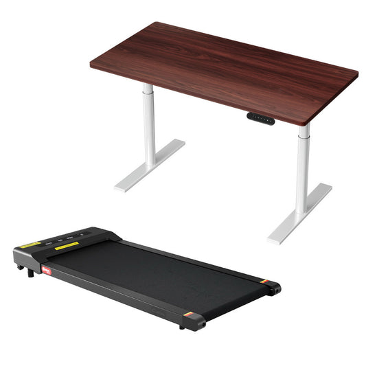 400mm Treadmill Electric Walking Pad with 120cm Automatic Standing Desk