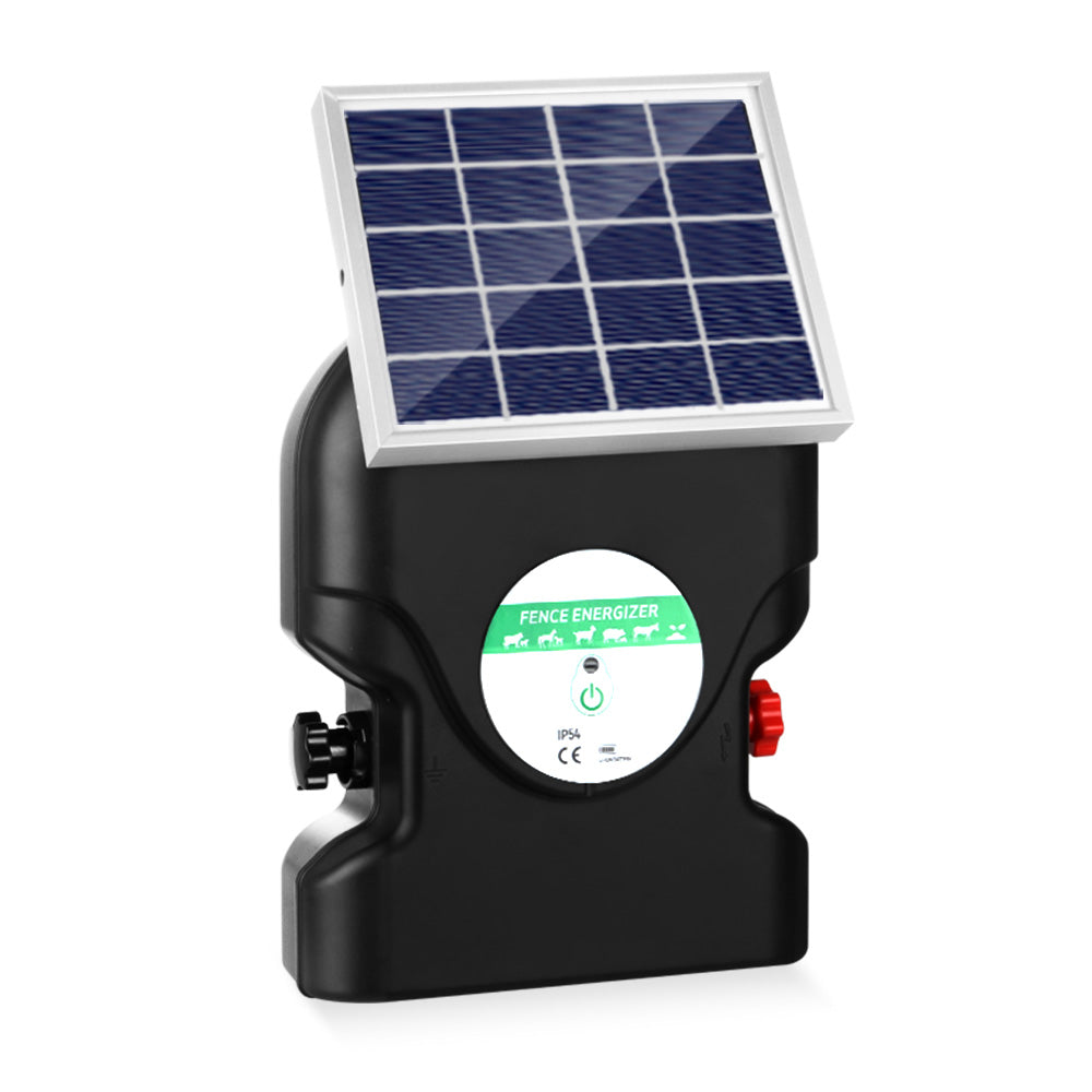 Fence Energiser 20KM Solar Powered 1.2J Electric
