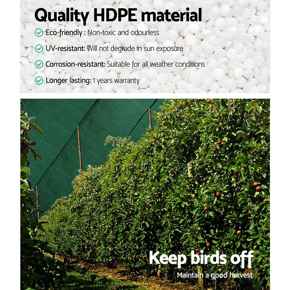 90% Shade Cloth 1.83x20m Shade Cloth Sail Heavy Duty Shadecloth Garden Mesh Roll GR