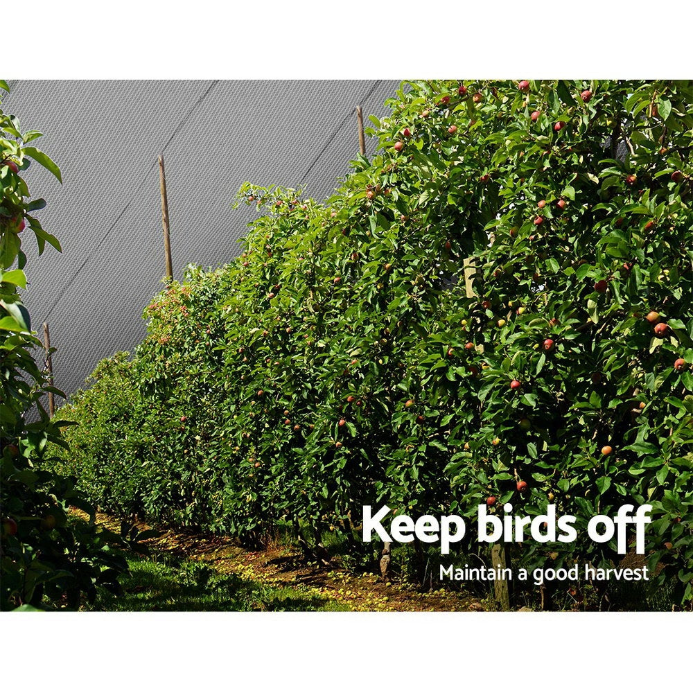 Instahut 50% Shade Cloth 1.83x30m Shadecloth Wide Heavy Duty White