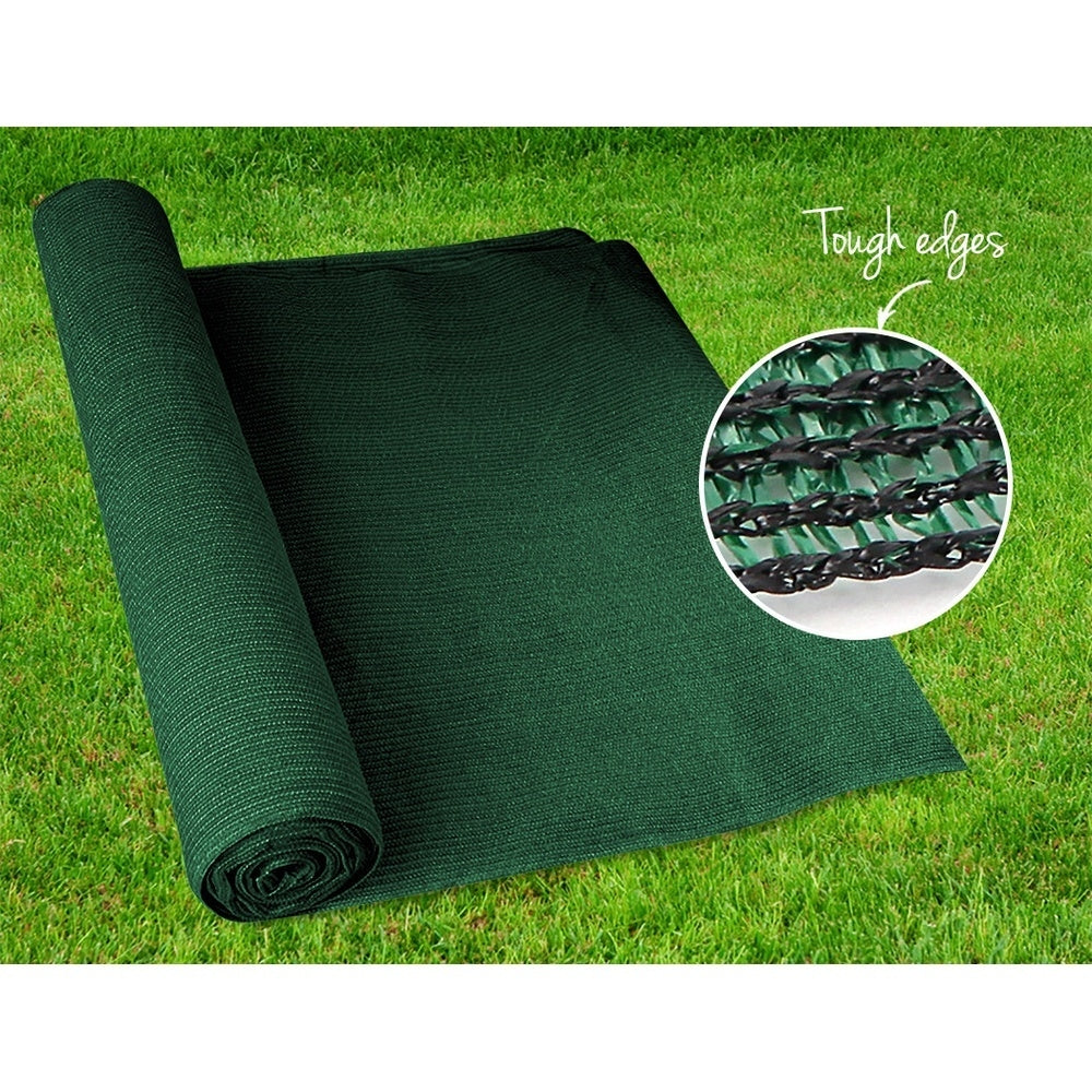 Instahut 50% Shade Cloth 3.66x10m Shade Cloth Sail Heavy Duty Shadecloth Garden Mesh Roll Green