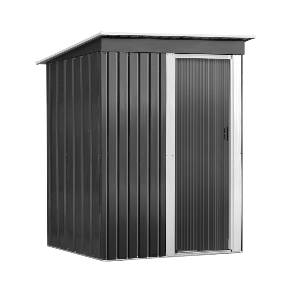 Garden Shed 1.62x0.86M Sheds Outdoor Storage Tool Workshop House Shelter Sliding Door