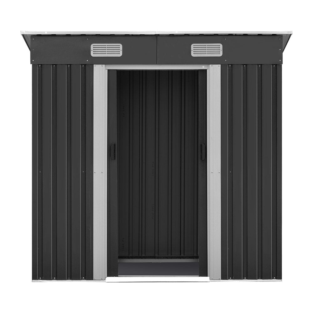 Garden Shed 1.94x1.21M Sheds Outdoor Storage Workshop House Tool Shelter Sliding Door