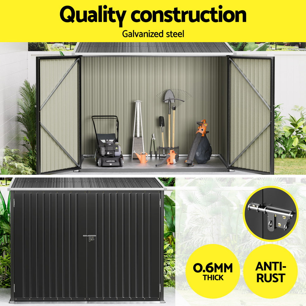 Garden Shed Sheds Outdoor Storage 2.06x1.96M Tool Workshop House Shelter