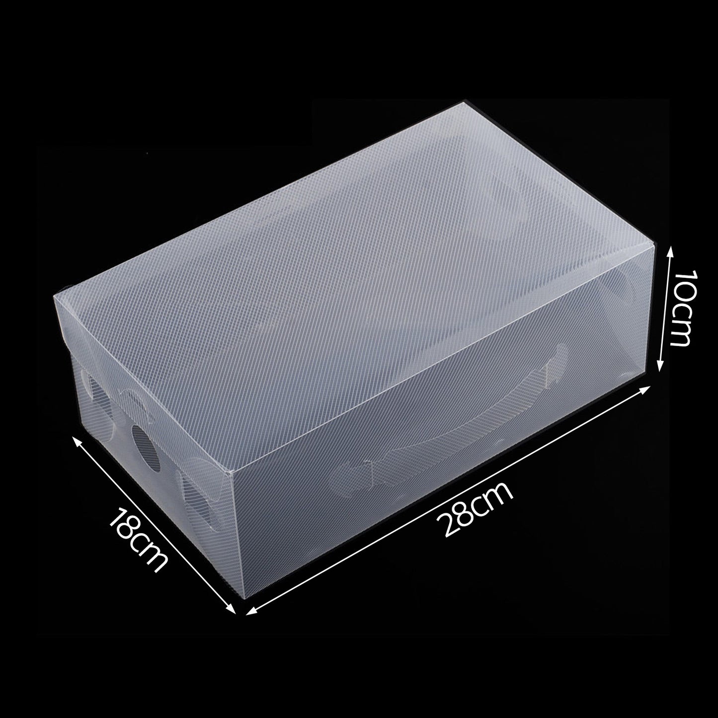 20X Shoe Box Storage Clear Case Foldable Stackable