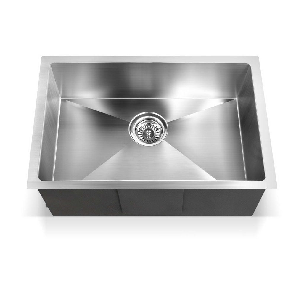 Kitchen Sink 60X45CM Stainless Steel Basin Single Bowl Silver