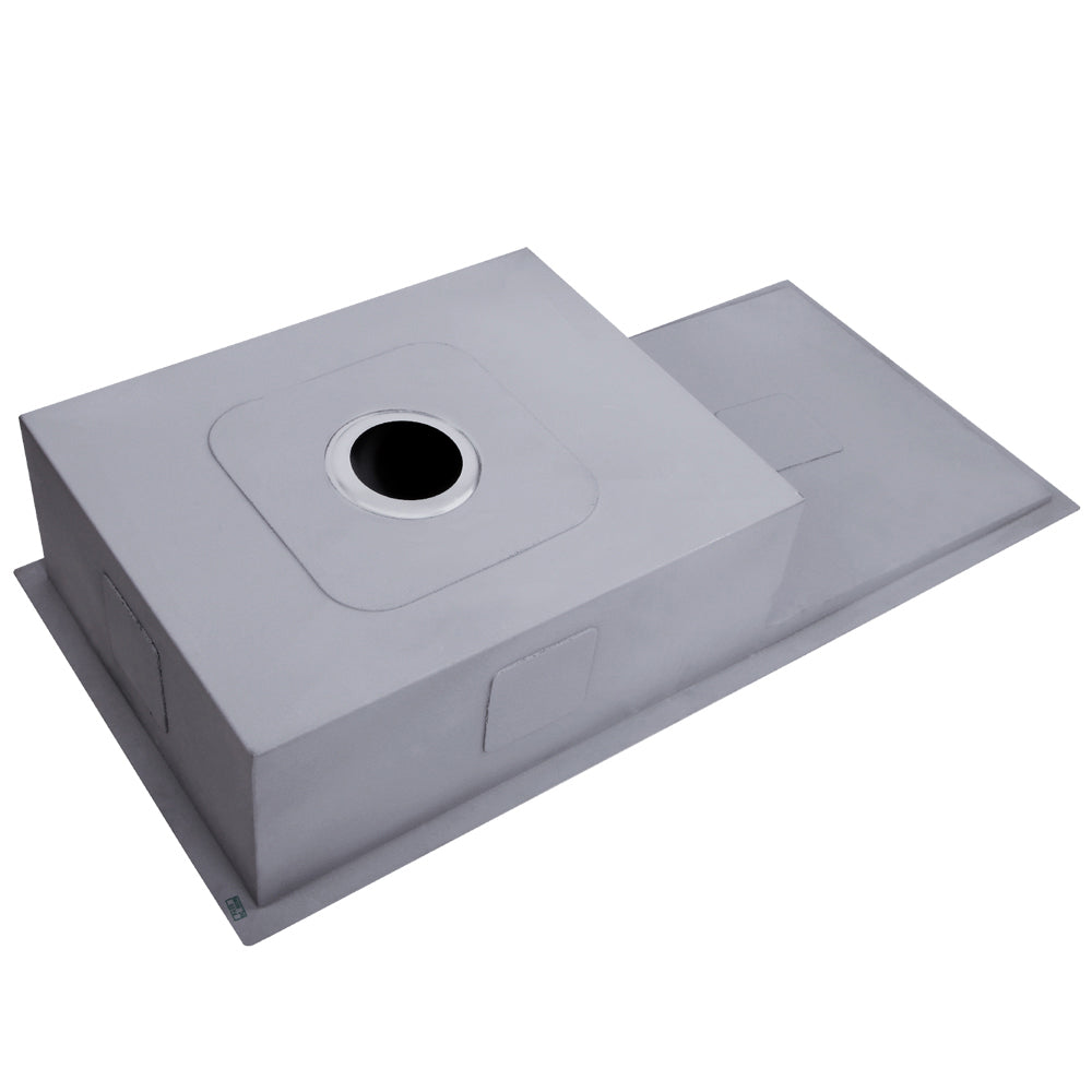 Kitchen Sink 96X45CM Stainless Steel Basin Single Bowl Silver