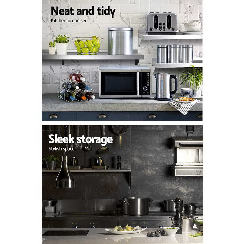 1800mm Stainless Steel Kitchen Wall Shelf Mounted Rack