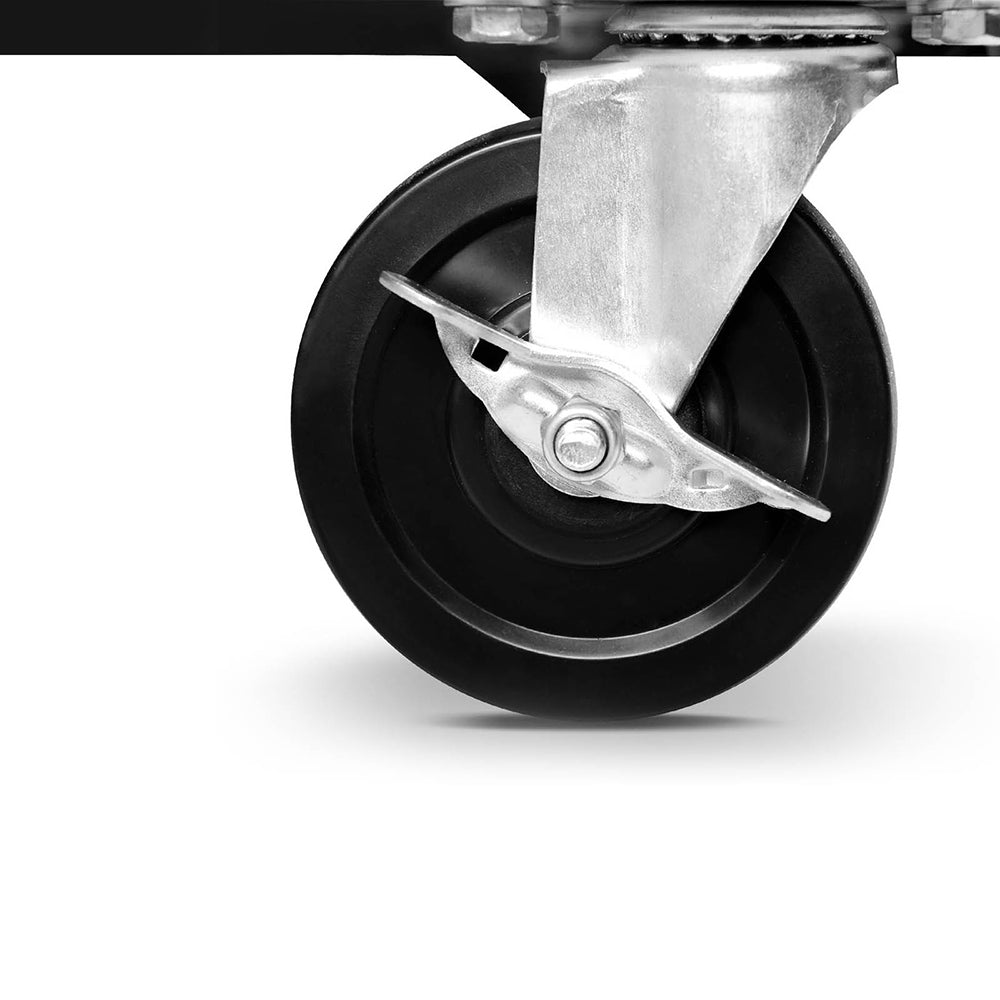 5 Drawer Tool Box Cabinet Chest Trolley Box Garage Storage Toolbox Black