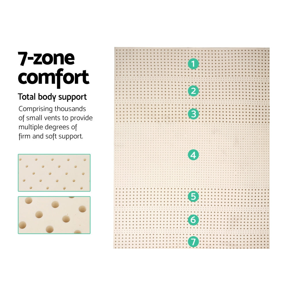 Latex Mattress Topper 5cm Double