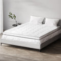 Giselle Bedding Pillowtop Mattress Topper 5cm Thick Mattress Pad for Back Pain Relief & Old Beds Machine Washable 500GSM Breathable Protector Double