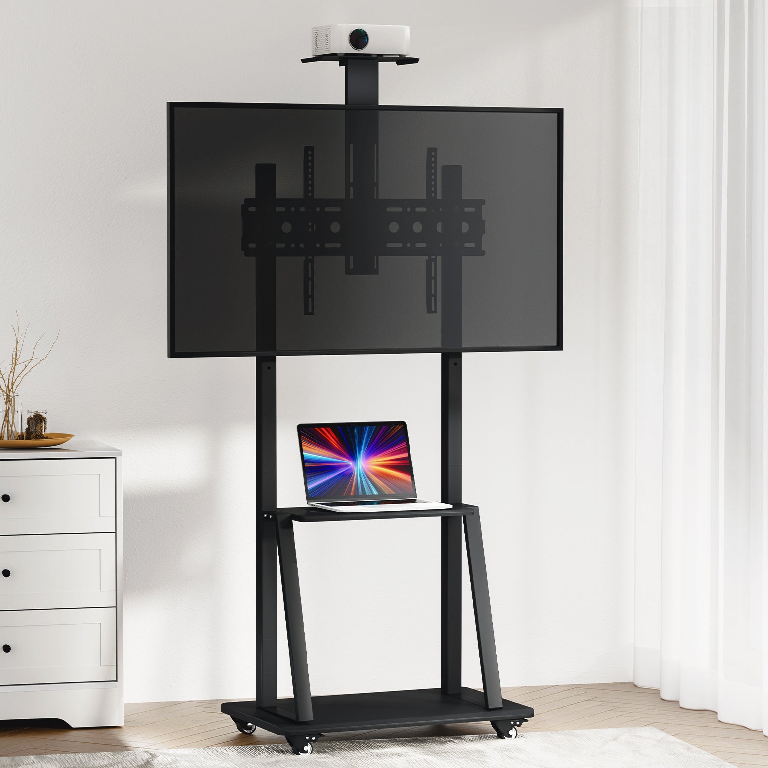 Mobile TV Stand for 32inch-75inch TVs